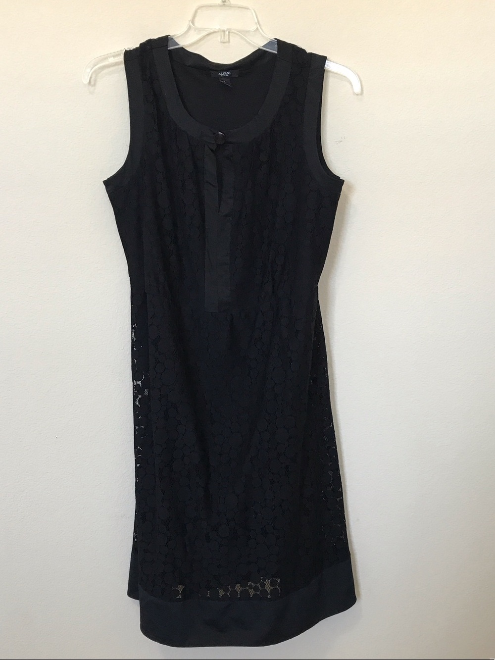 Alfani Black Lace Sleeveless Sheath Dress